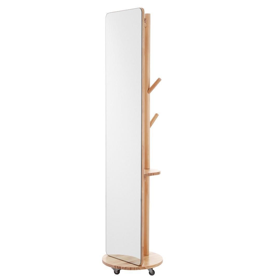 週末限定値下げ‼️スタンドミラー 全身鏡 姿見 アクセサリー 収納 扉付