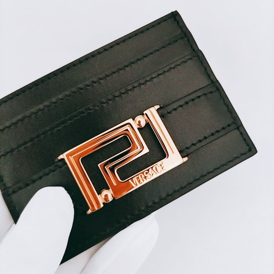 新品未使用】VERSACE グレカ ゴッデス カードホルダー ケース