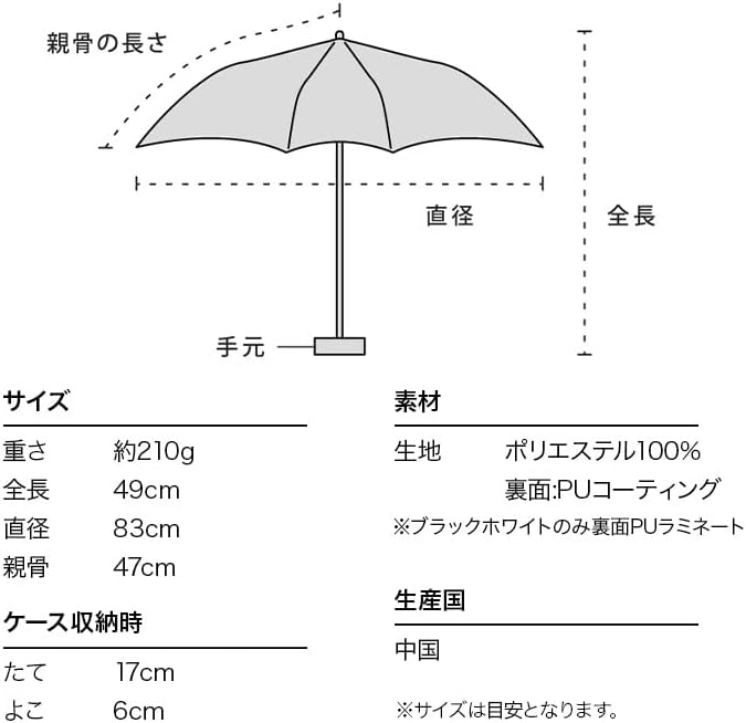 新品未使用！Wpc 折りたたみ傘 タイニー 軽量 晴雨兼用 日傘 - 通販