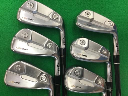 中古】 本間ゴルフ LB-818 中空 6S アイアンセット IR VIZARD 60
