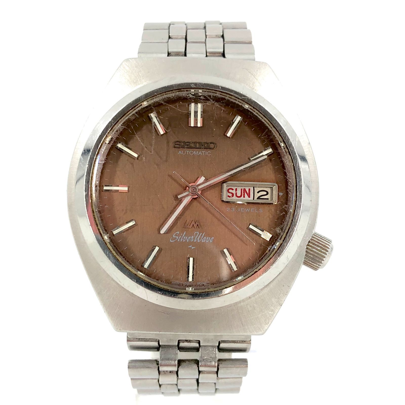 SEIKO AUTOMATIC LM Silver Wave AT セイコー ロードマチック シルバー 