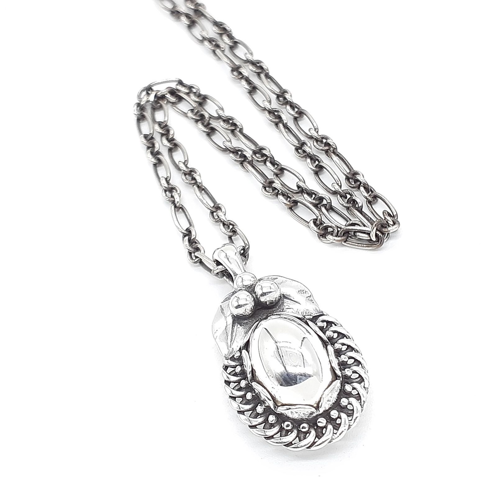 GEORG JENSEN ジョージジェンセン ネックレス 1992 イヤーペンダント