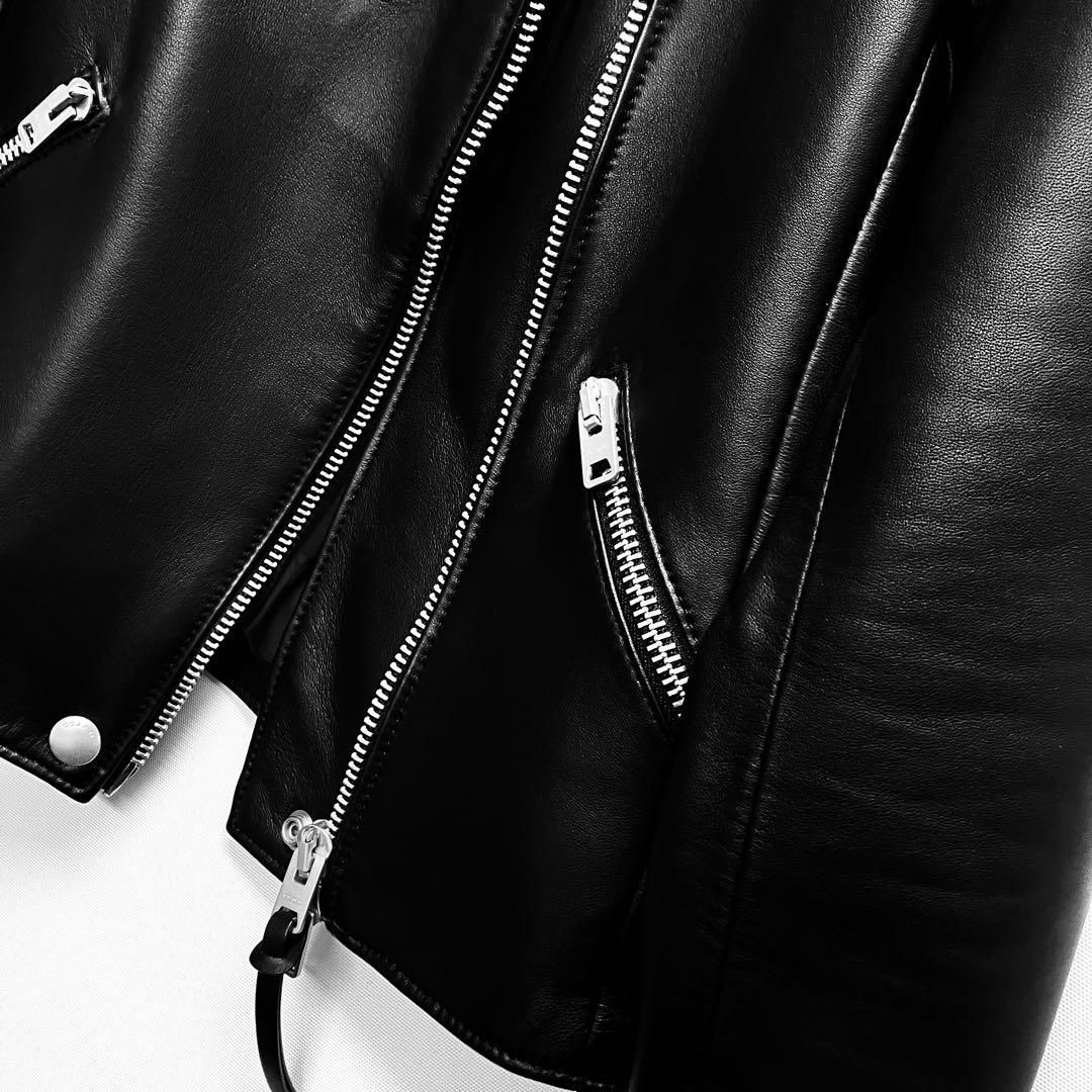 ☆新品未使用☆送料込 COACH ラムレザー ライダースジャケット XS 