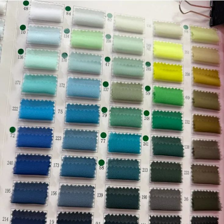 ジョーゼット2枚 テグス入り