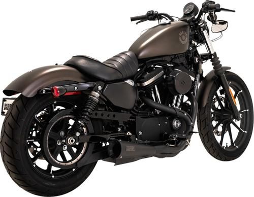 VANCE＆HINES ステンレス UPSWEEP 2in1マフラー ブラック　2004〜22年スポーツスター 【PCX搭載】