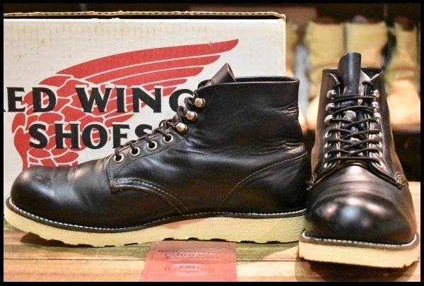 レッドウィング 8165 98年製 ブラッククローム 9D レッドウィング 8165 98年製 ブラッククローム 9D 8D 箱付 良品 犬タグ 98
