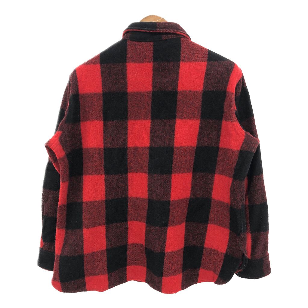 70年代 WOOLRICH ウールリッチ ウール 長袖シャツ バッファロー 