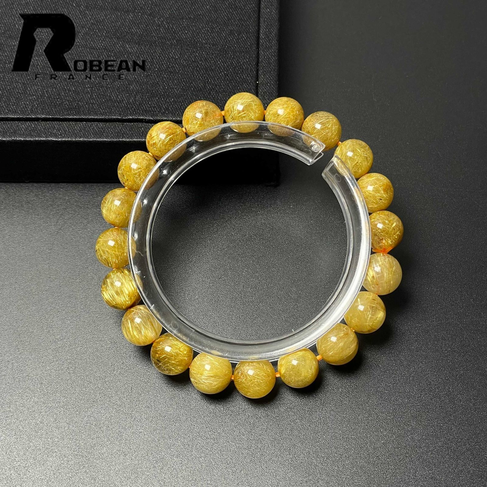 高級 EU製 定価14万円☆ROBEAN・黄金タイチンルチル