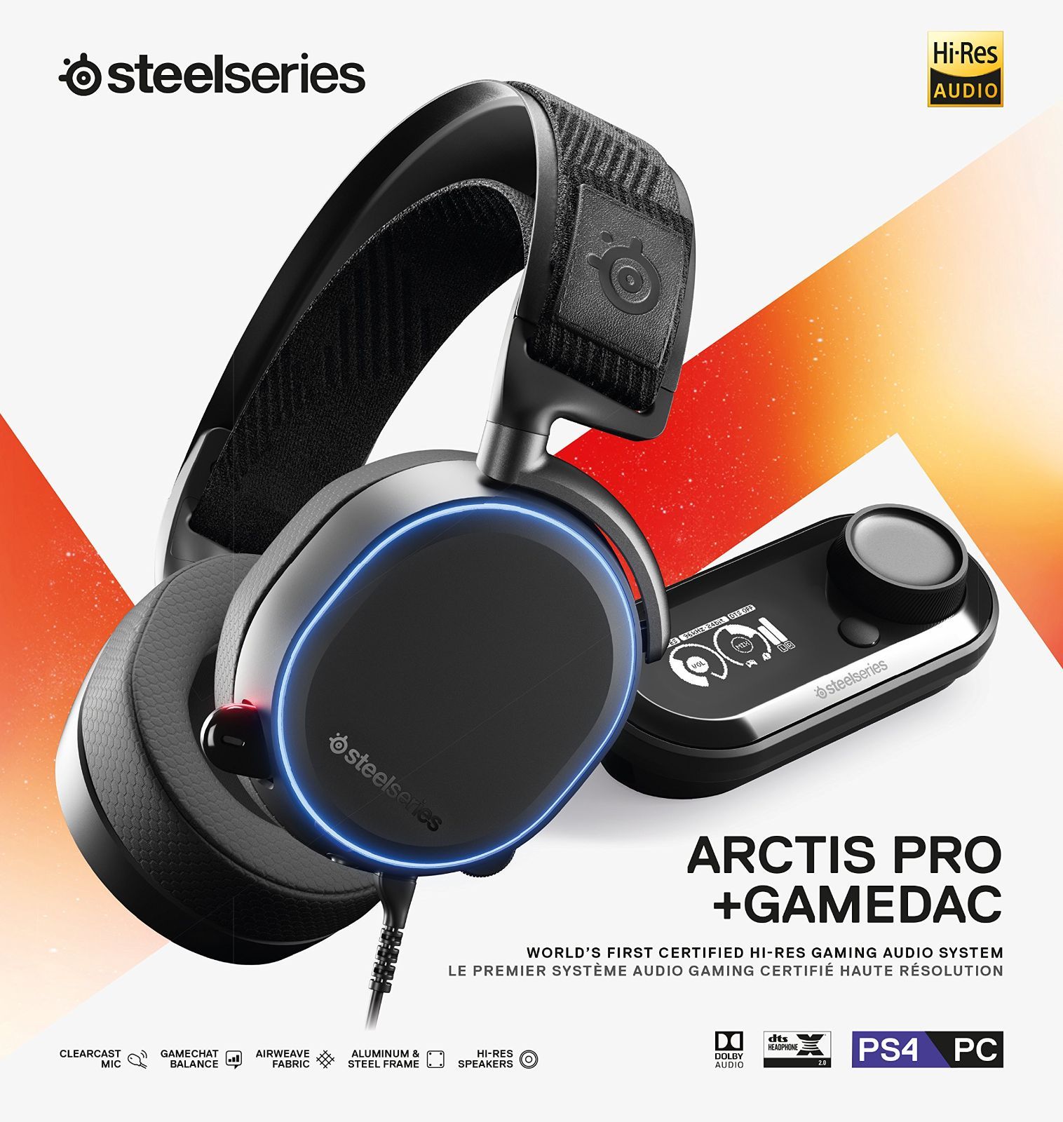 特価セール】+ GameDACゲーミングヘッドセット Pro - Arctis PS4および