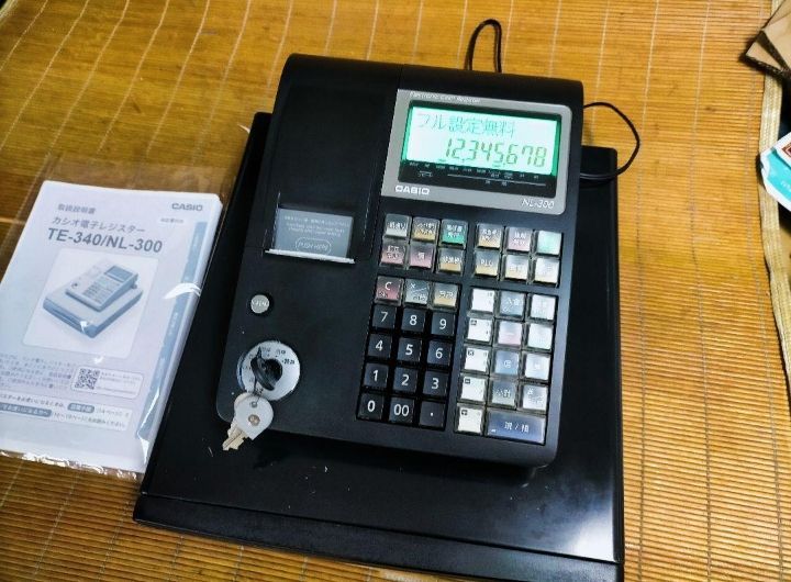カシオレジスター TE-340/NL300 フル設定無料 929922 カシオレジスターTE-340/NL300フル設定無料929922