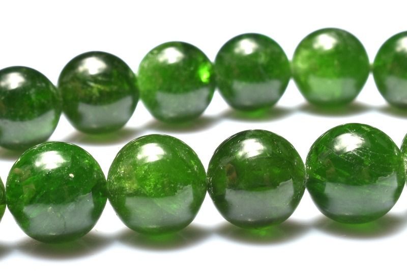 １点物 透過性あり ダイオプサイト 9mm ブレスレット パワーストーン 天然石 _MA8319