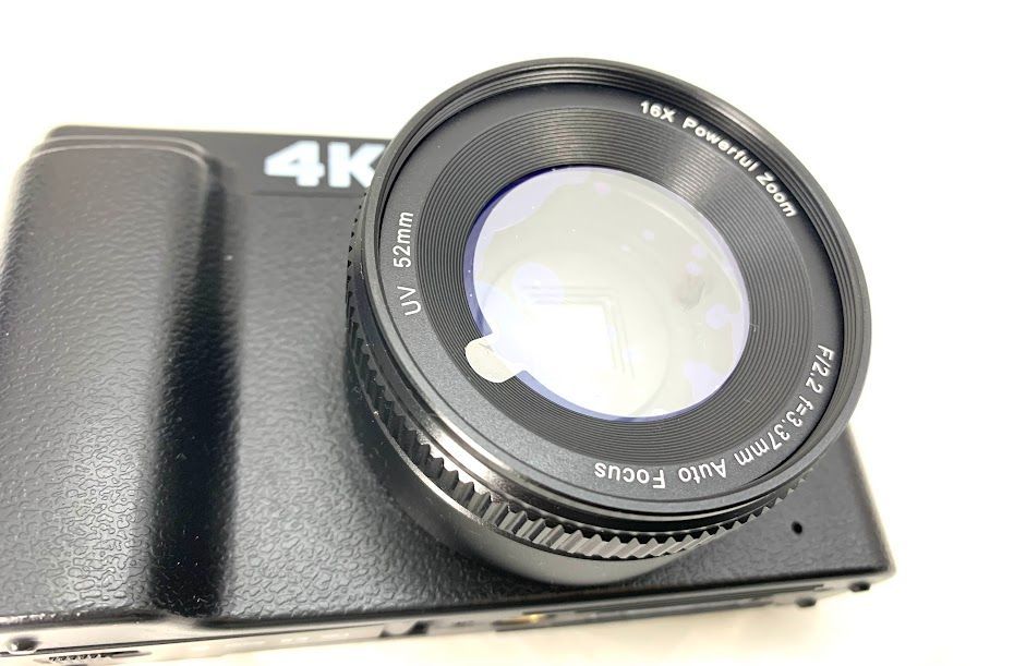 未使用品】Jumobuis デジタルカメラ 4K オートフォーカス デジタル