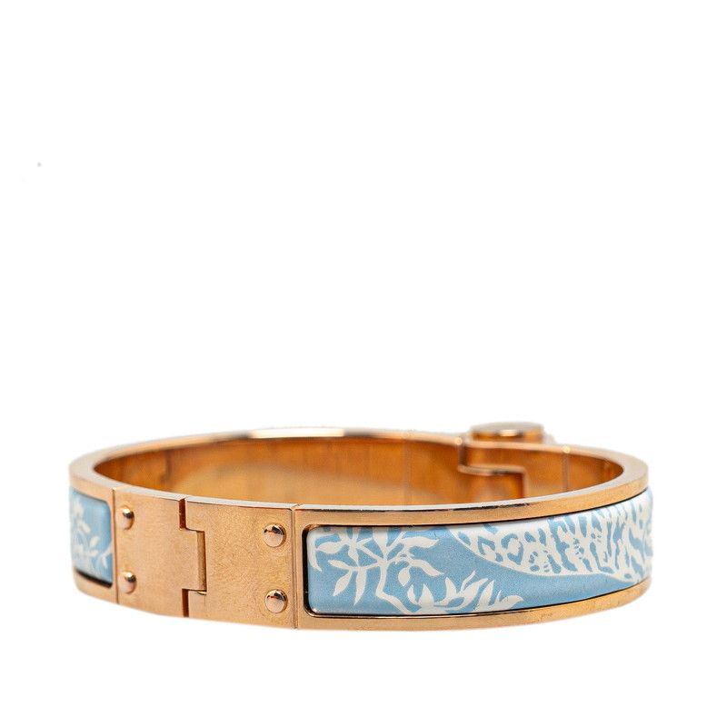 HERMES(エルメス) シャルニエール バングル ブレスレット ゴールドブルー HERMES(エルメス) シャルニエール バングル ブレスレット ゴールド