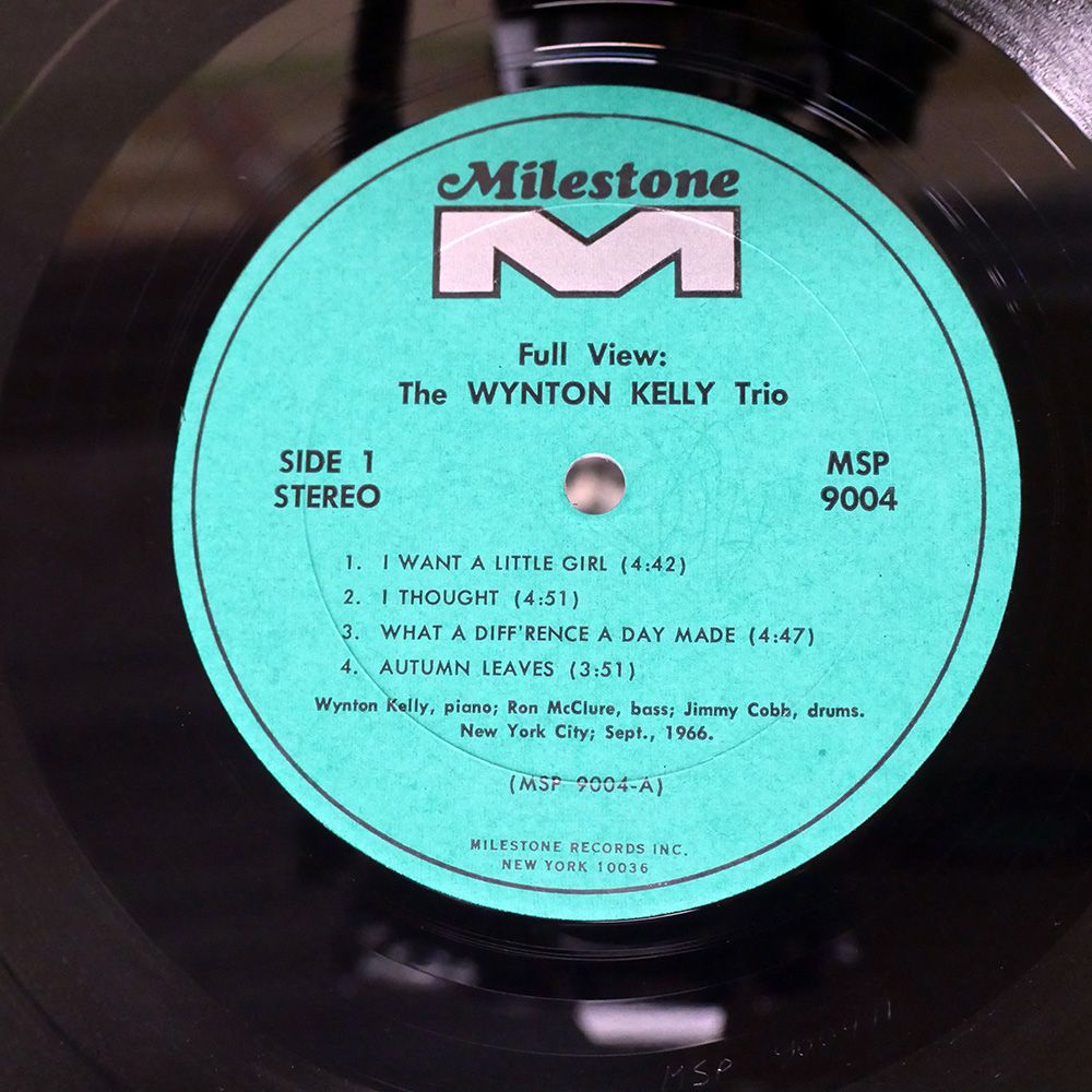 米 US盤 WYNTON KELLY/FULL VIEW/MILESTONE MSP9004 LP - メルカリ