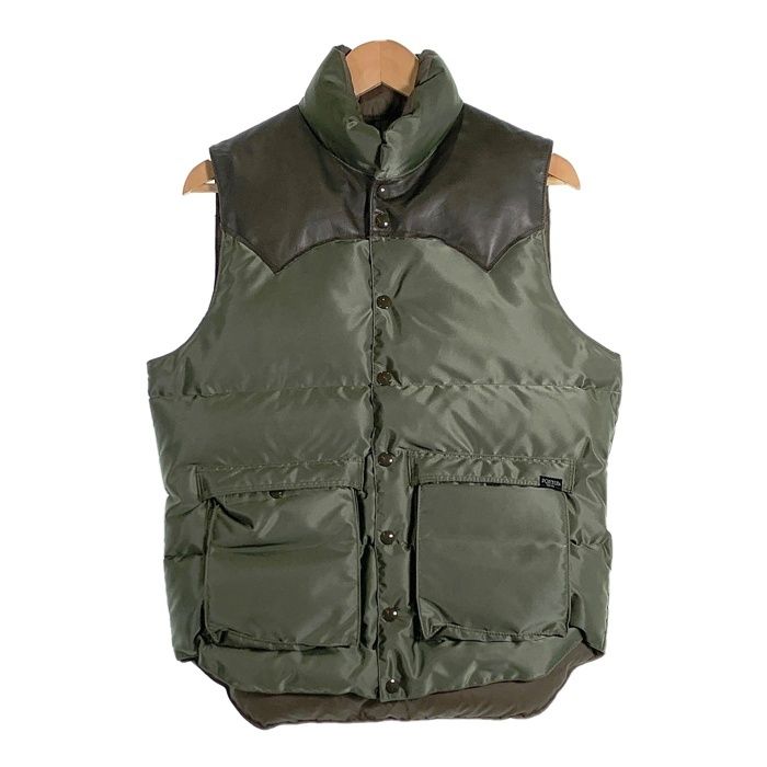 Rocky Mountain Featherbed ロッキーマウンテン フェザーベッド PORTER ポーター BEAMS ビームス 14AW 切替ダウンベスト Size 38
