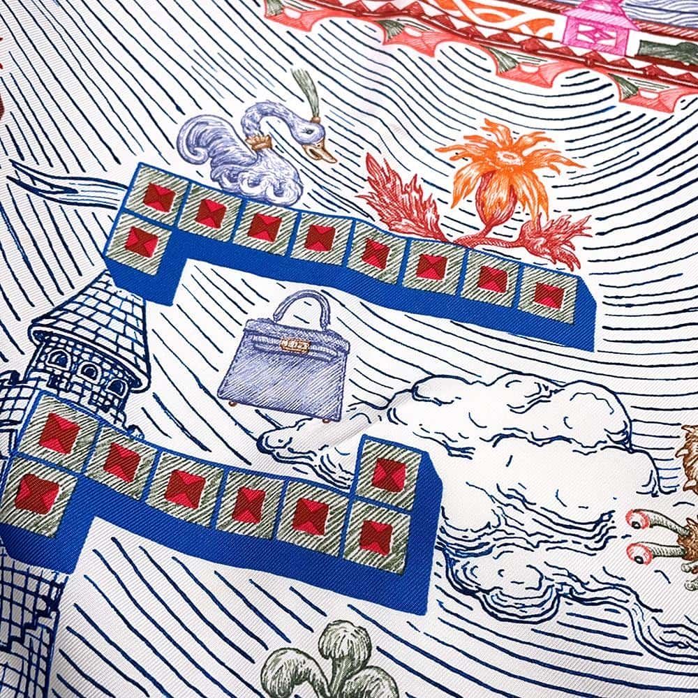 【新品未使用】エルメス / スーパーシルククエスト カレ90cm 2023年秋冬 新作 HERMES エルメス スカーフ カレ90 スーパーシルク