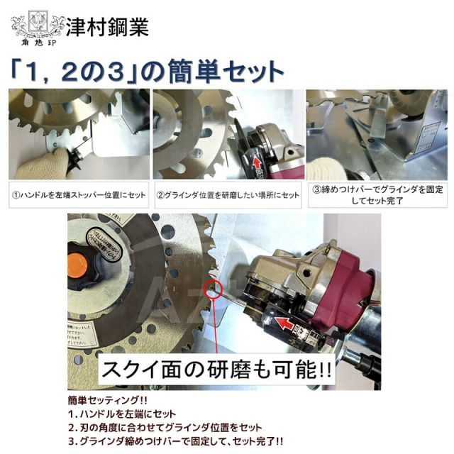 チップソー研磨機 ケンちゃん