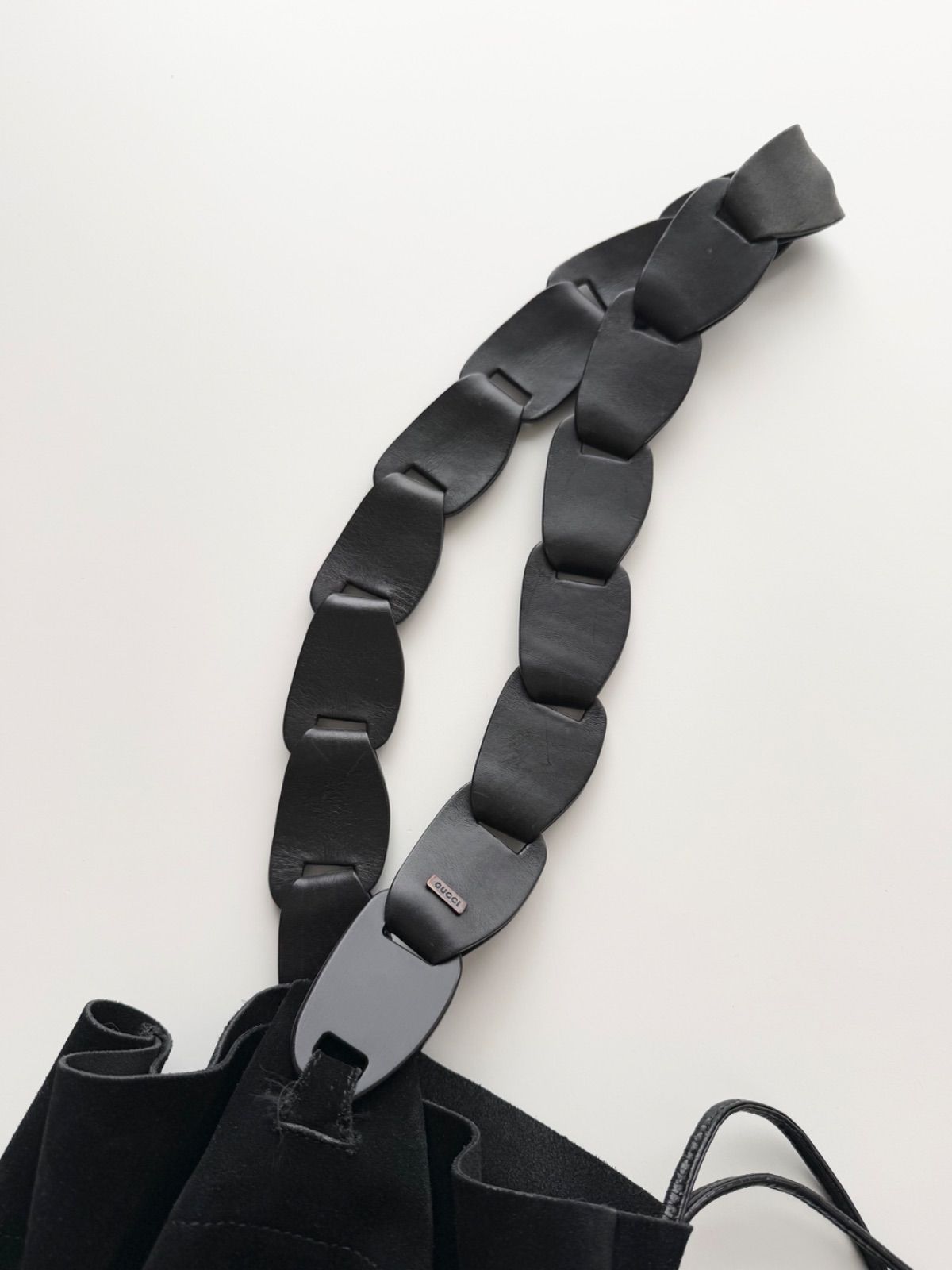 SS1997 GUCCI LEATHER SHOULDER BAG グッチ archive アーカイブ レザー