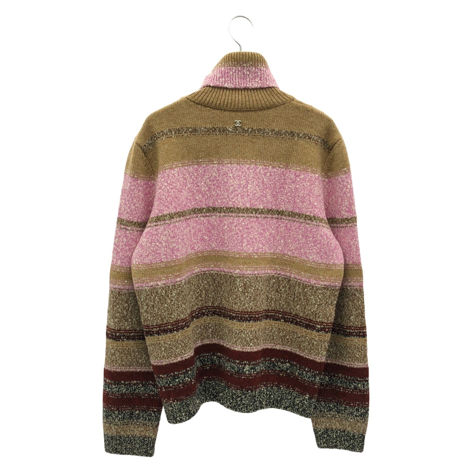 林CHANEL マルチボーダーニット　40  ホワイト trim_fce_item673da301ae6a0.jpg