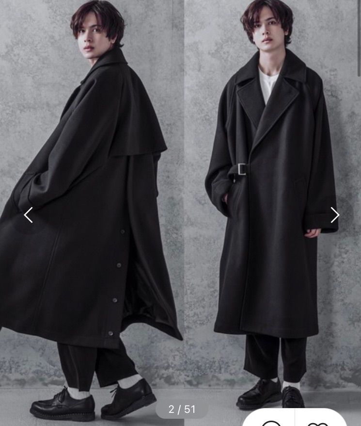 KUUUPY Over trench coat Black - アウター