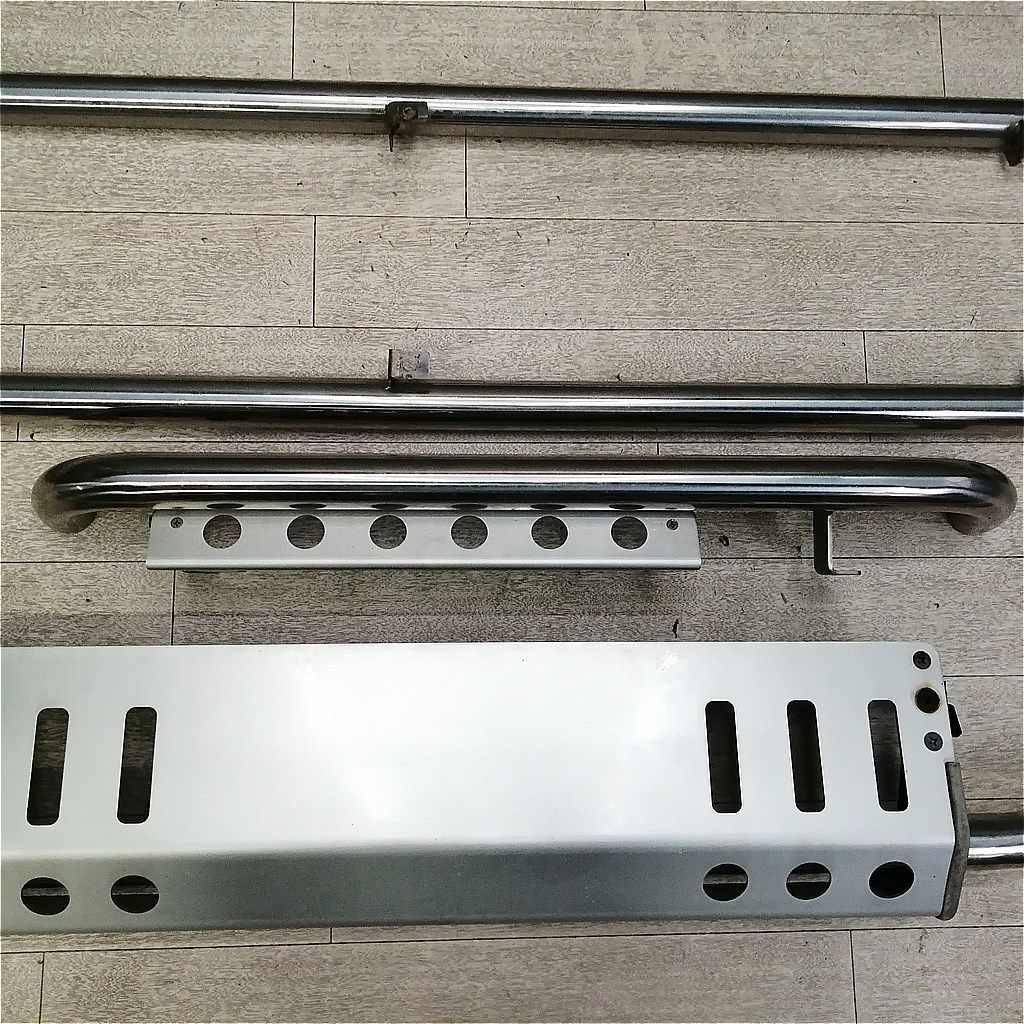 H58A パジェロ・ミニ 純正オプション バンパーガード一式セット