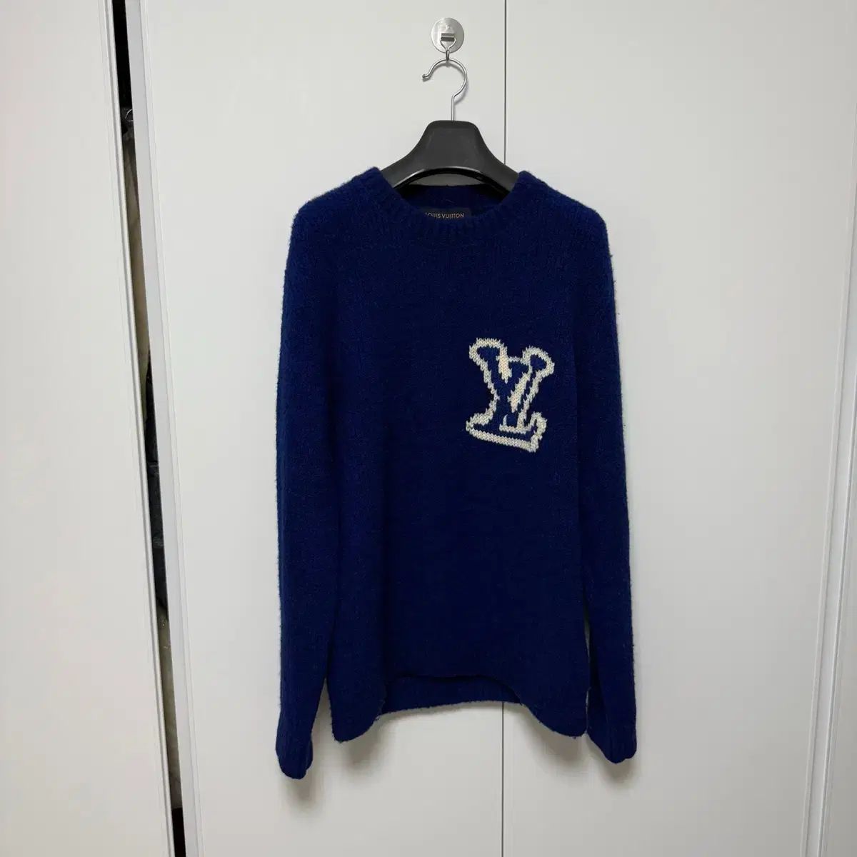 L サイズ Louis Vuitton ルイヴィトン インタルシア ニット セーター