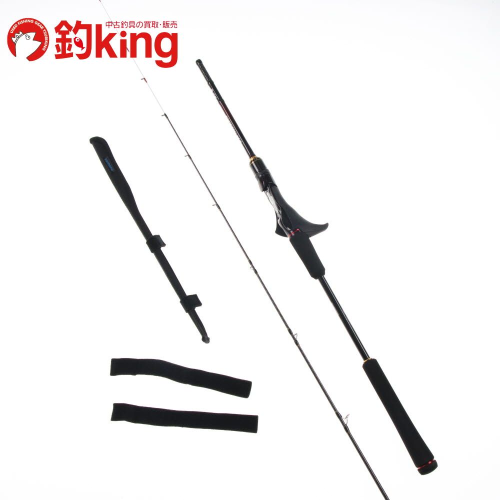 シマノ 炎月 XR K-B66M-S   /R285L 美品 太刀魚 タチウオ オフショア ライトジギングロッド ロッド リール ルアー 中古