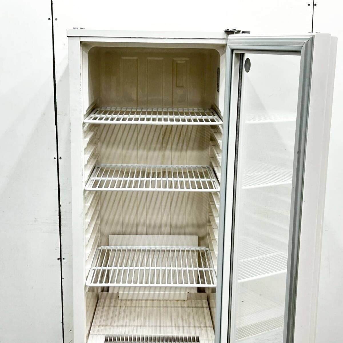 ホシザキ 冷蔵ショーケース USB-50BTL1 W500×D490×H1520 ドリンクショーケース スイング扉 100V 厨房