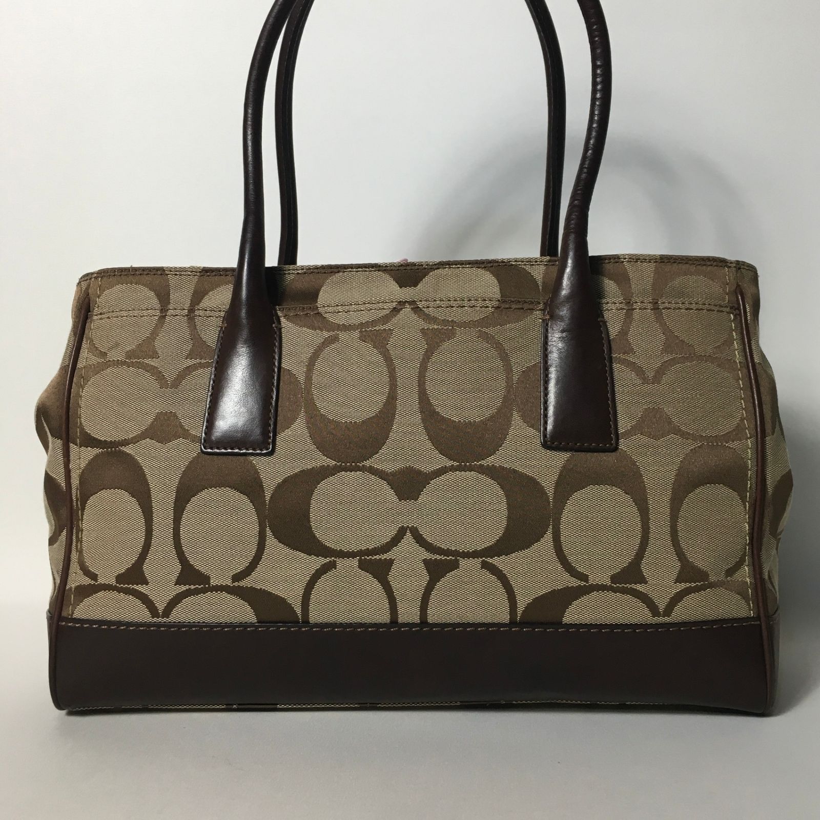 2506-194｜美品｜コーチ シグネチャー ハンドバッグ ターンロック 2506-191｜美品｜コーチ シグネチャー ハンドバッグ ターン
