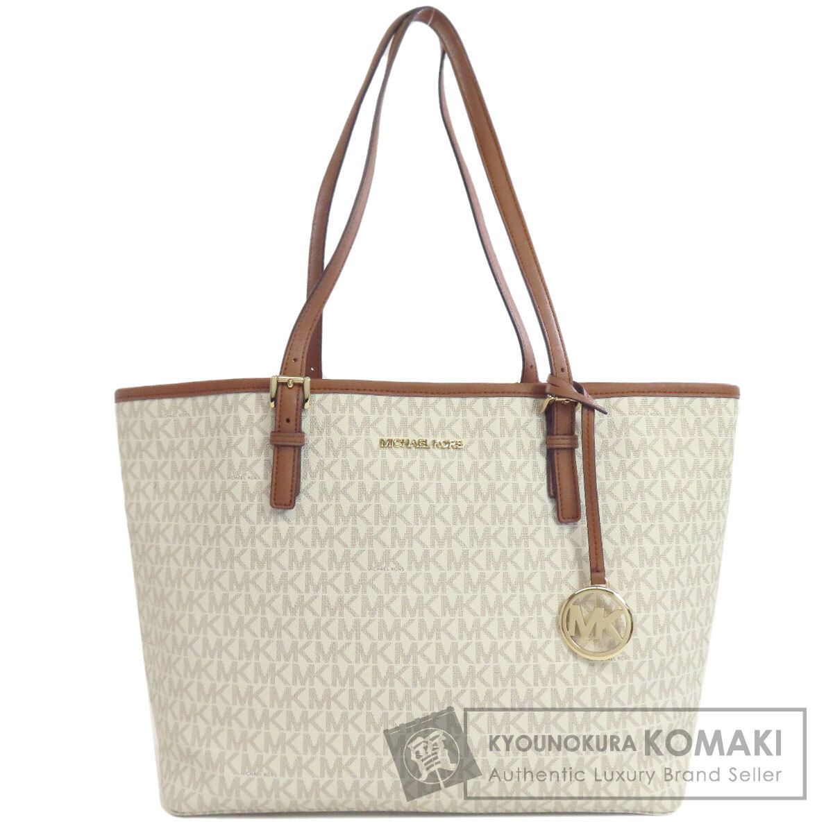 Michael Kors マイケルコース MKシグネチャー トートバッグ PVC レディース