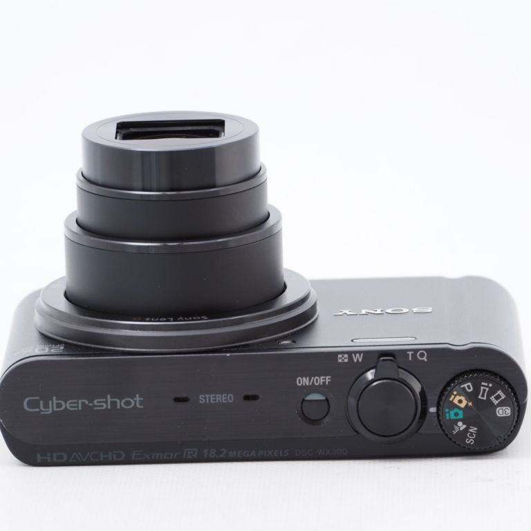 SONY デジタルカメラ Cyber-shot WX300 2110万画素 光学20倍 ブラック