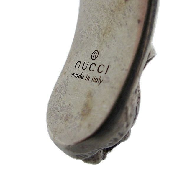 新品】GUCCI バングル ブレスレット キャットヘッド シルバー 17 - メルカリ