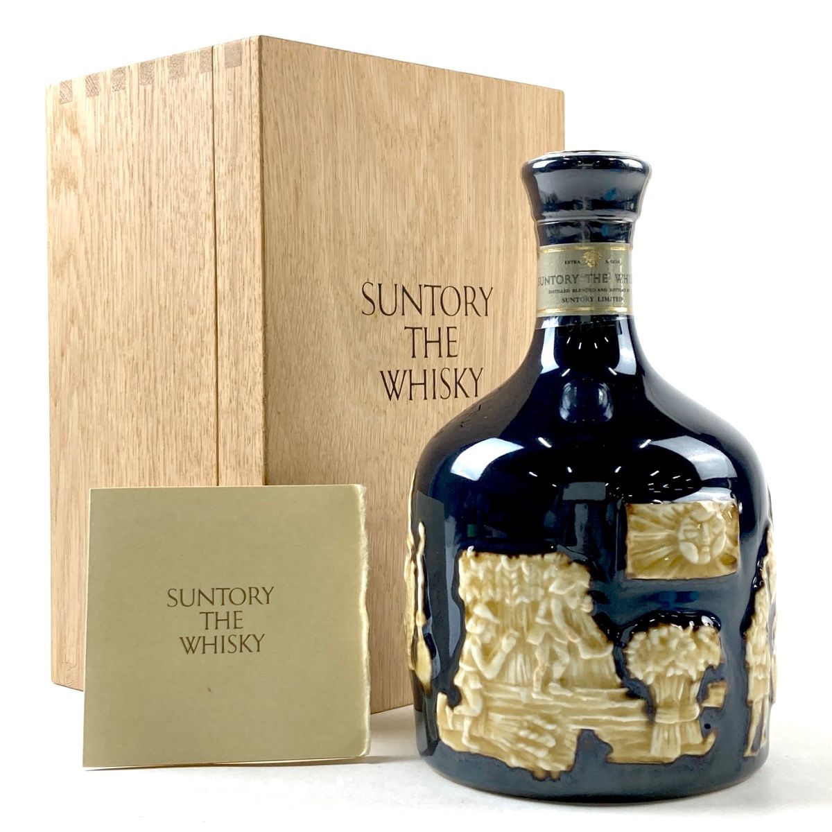 東京都内限定お届け】 サントリー SUNTORY ザ・ウイスキー 有田焼 陶器ボトル 750ml 国産ウイスキー 【古酒】 - メルカリ