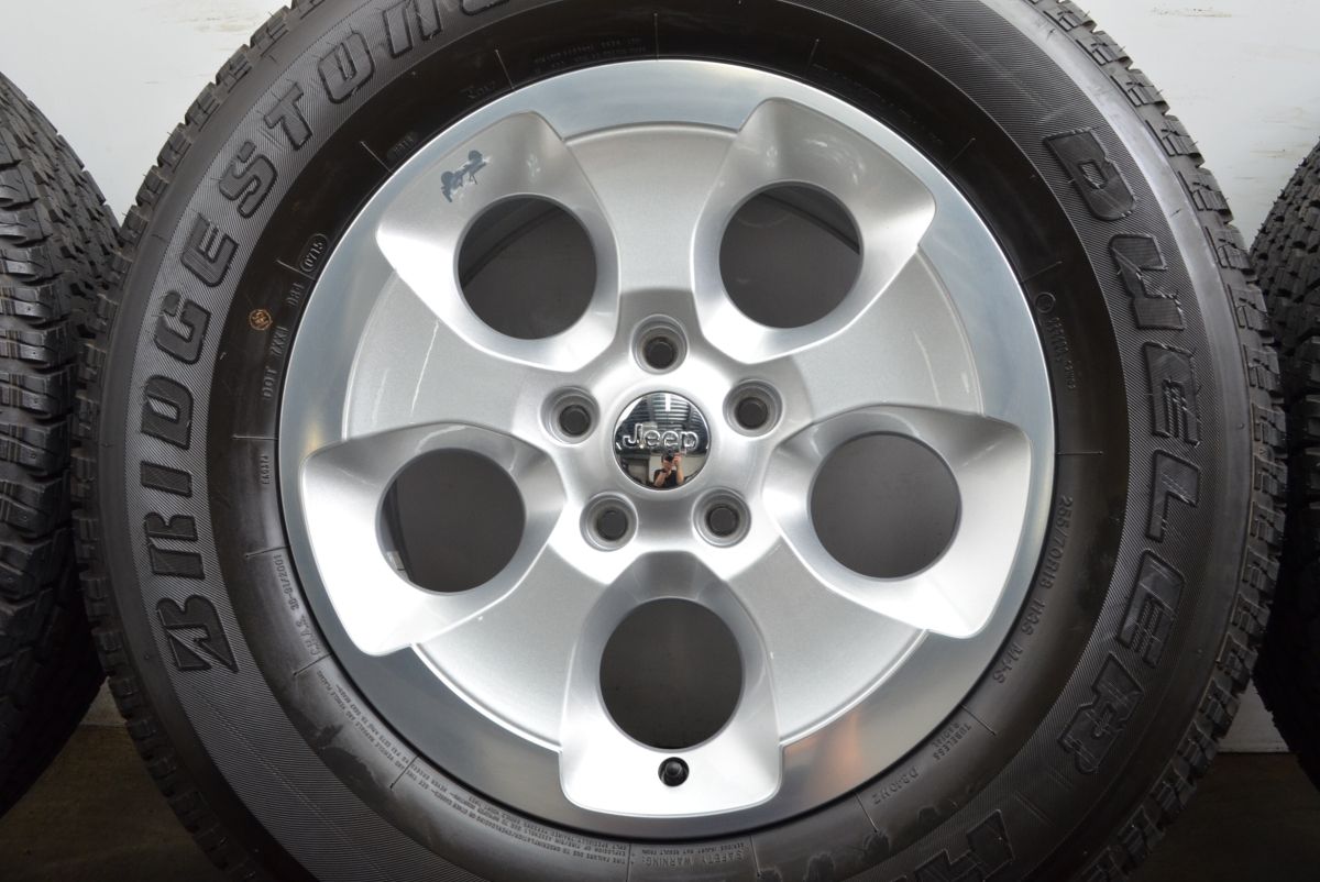 正規品 5本セット】JEEP JK ラングラー 純正 18in 7.5J +44.45 PCD127