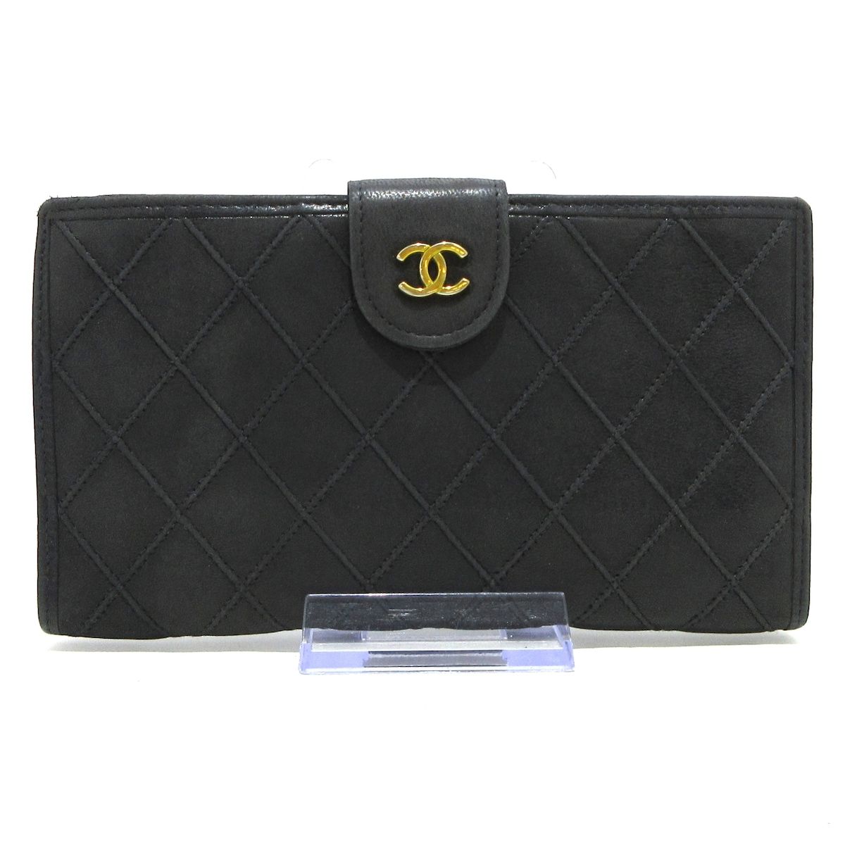 CHANEL(シャネル) 長財布 ビコローレ 黒 ラムスキン - メルカリ