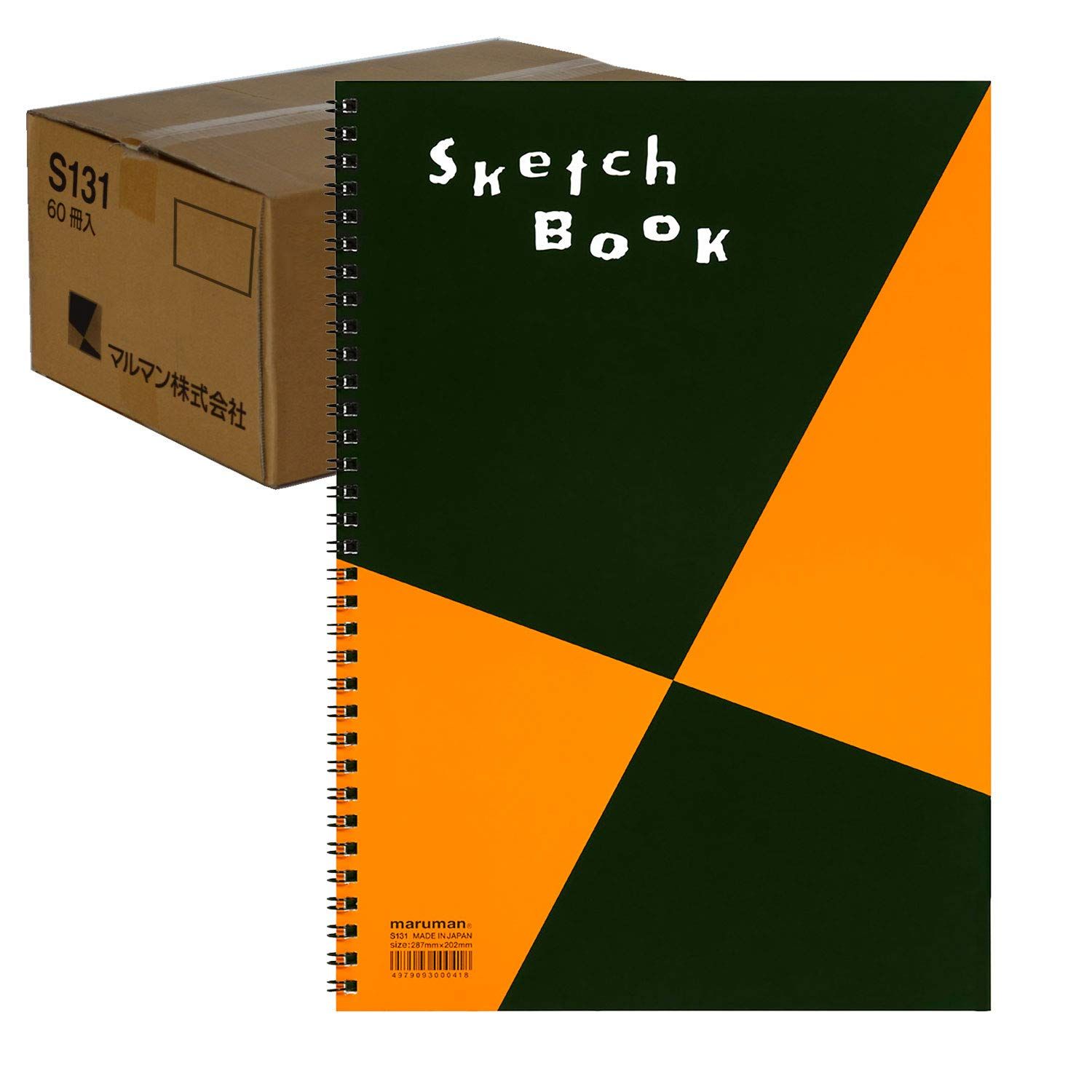 新着商品 マルマン スケッチブック A4 図案シリーズ 画用紙 並口 24枚 60冊入 S131X60