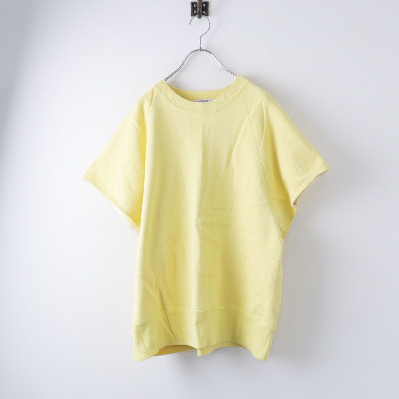 オールドマンズテーラー R&D.M.Co- コンパクト裏起毛ハーフスリーブ スウェットプルオーバー /イエロー【2400014283440】