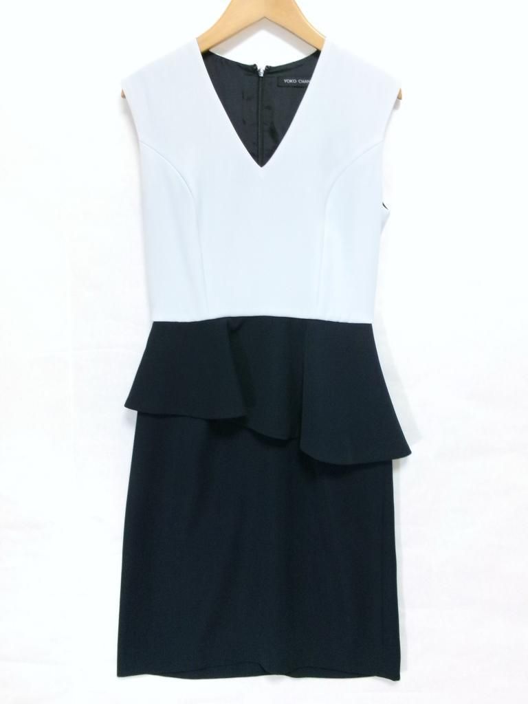 新品正規品  ワンピース ヨーコチャン CHAN YOKO ノースリーブ 送料 タイト ワンピース