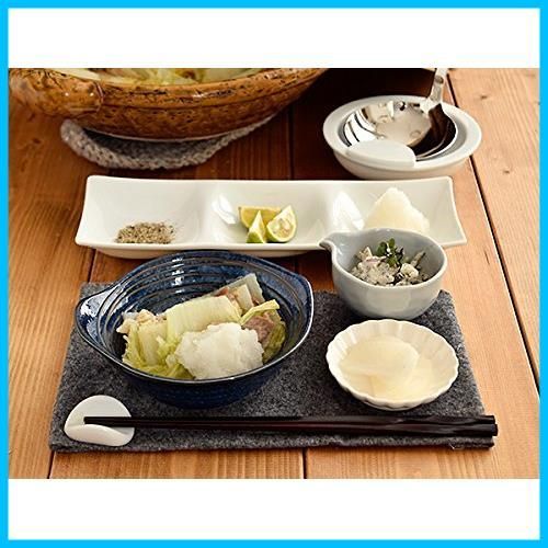 【在庫セール】とんすい お鍋の取り鉢 小鉢 和食器 ボウル 取り皿 テーブルウェアイースト (うず茶) 2個セット