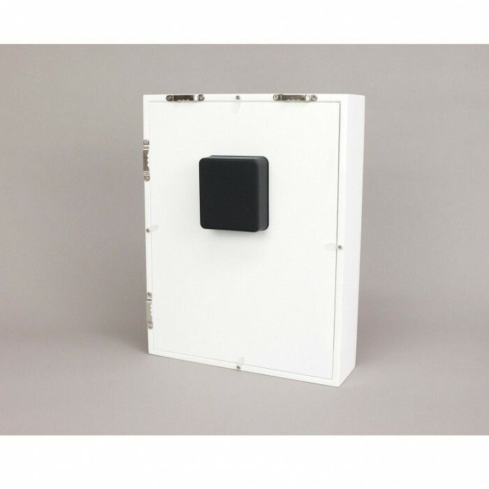 フラワーアレンジ 木製スタイルクロック 長方形 M FC-644