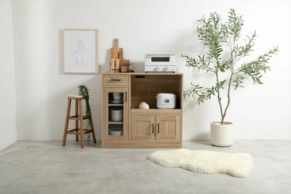 幅88cm レンジ台 2口コンセントレンジボード ラック シンプル 北欧風 ナチュラル ワンルーム 一人暮らし USTAUSTRALIA_COM_AU