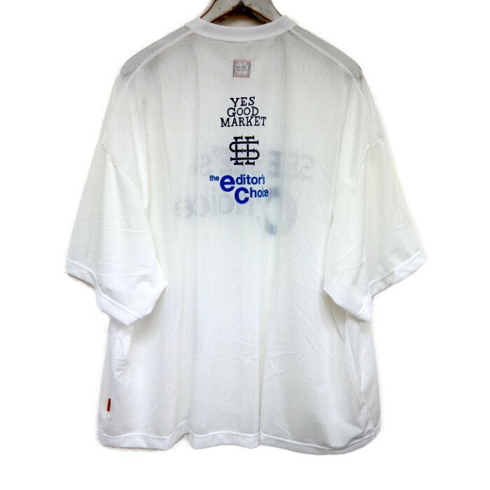 SEE SEE×the editor's choice×YES GOOD MARKET YGM シーシー 国内正規 2024 MESH SS TEE  メッシュTシャツ WHITE ホワイト 白 XL - メルカリ