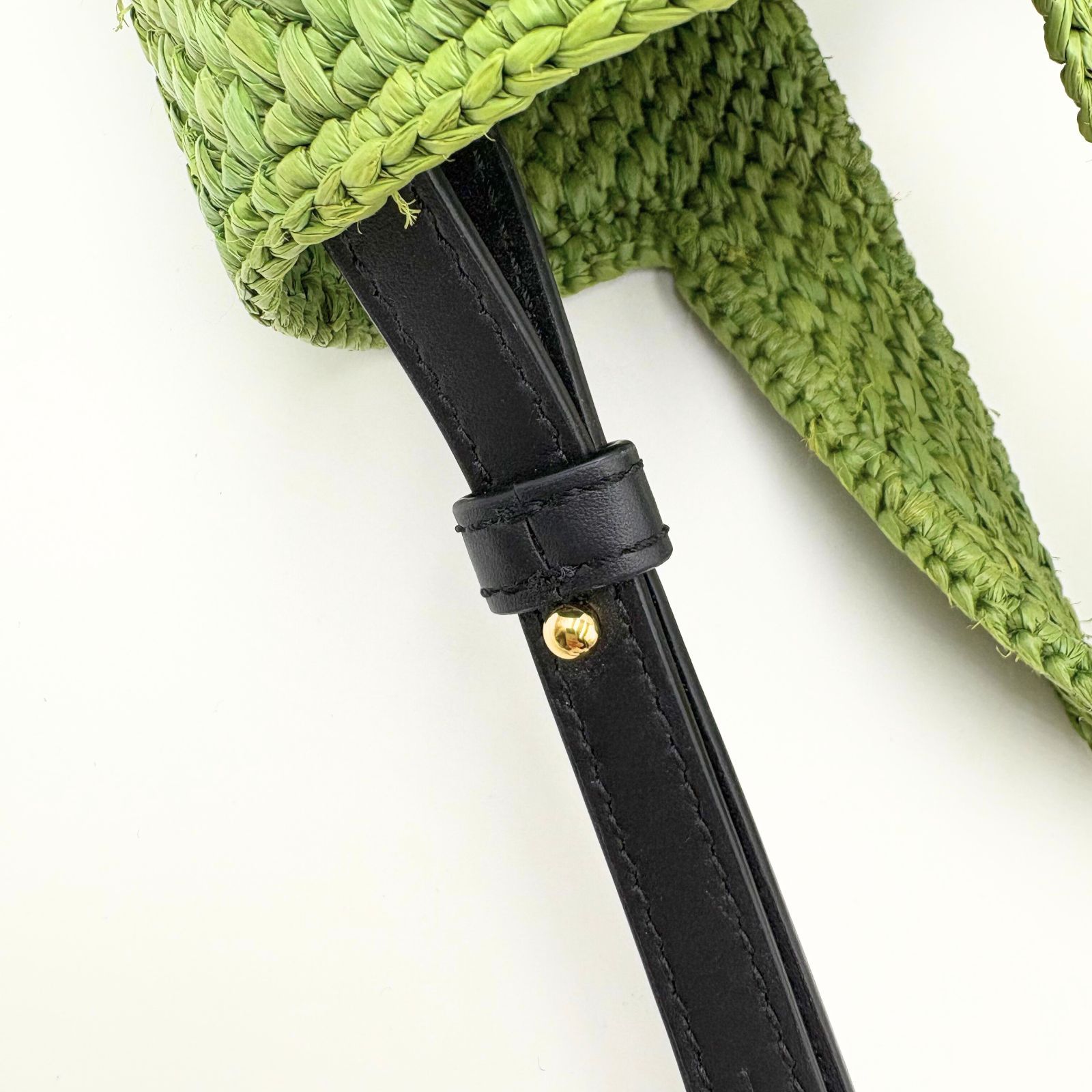 極美品】LOEWE ロエベ ラフィア カゴバッグ かご フォント トート 