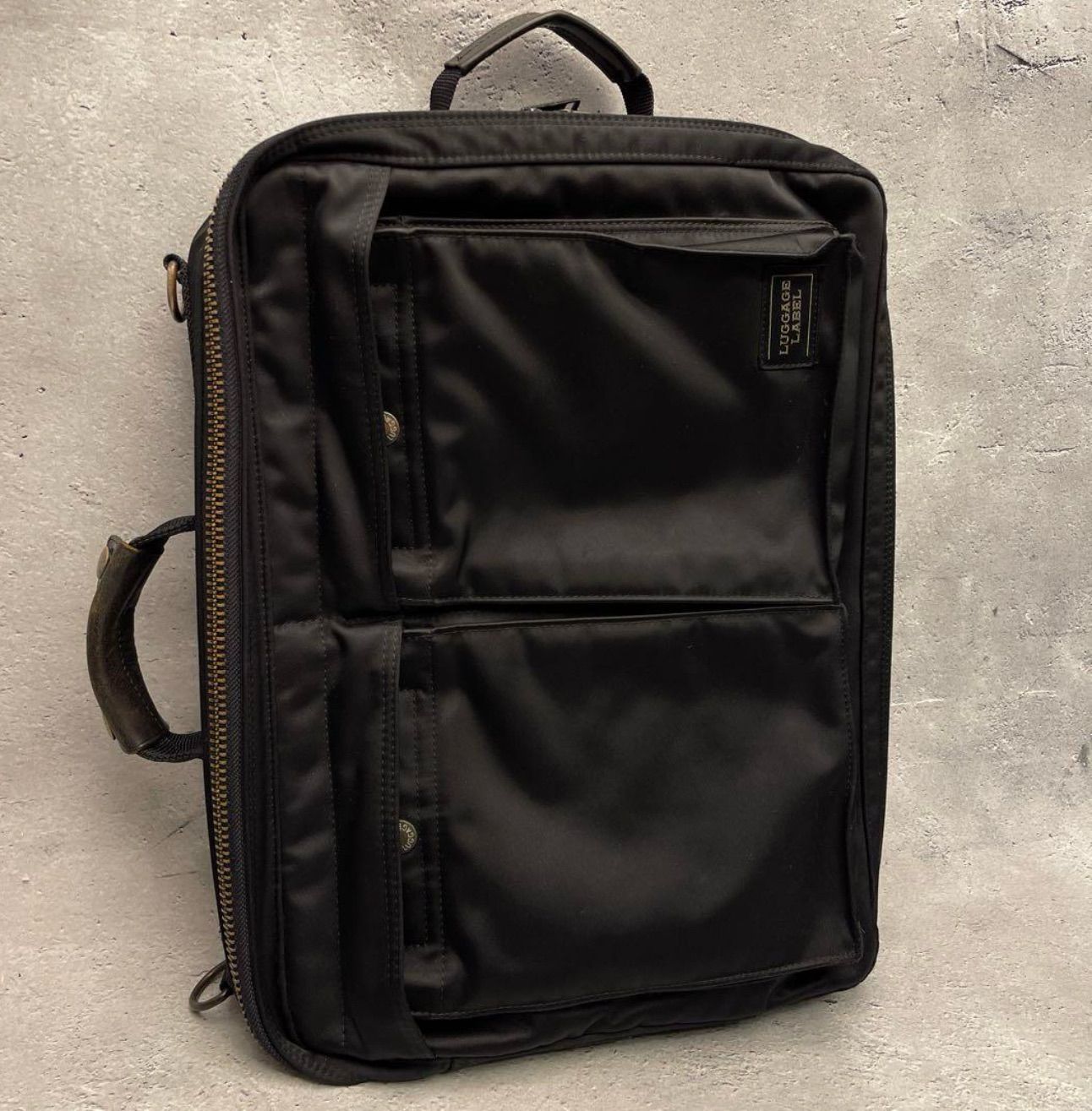 LUGGAGE LABEL ラゲッジレーベル 3WAYバッグ 黒