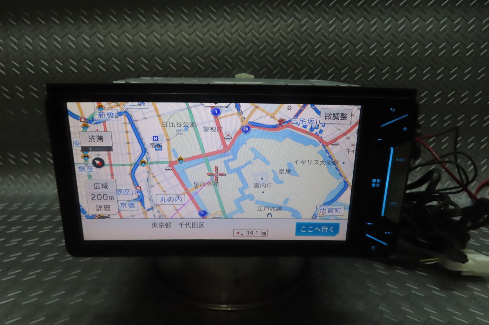 完動品保証付☆W6637/カロッツェリア SDナビ AVIC-CW700 TV地 