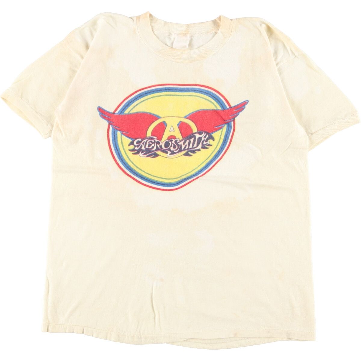 古着 80年代 AEROSMITH エアロスミス バンドTシャツ バンT レディースM