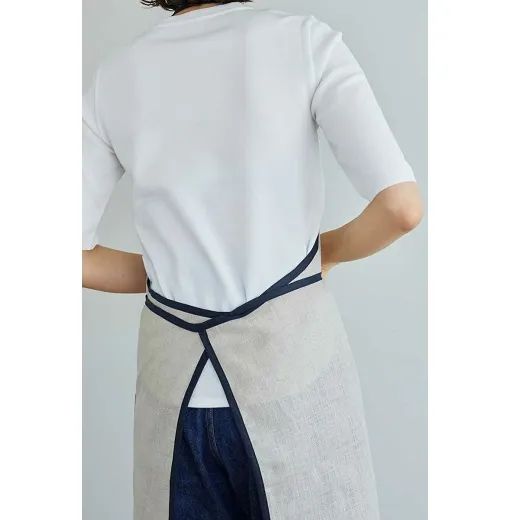 fog linen work(フォグリネンワーク)】リネンパイピングエプロン