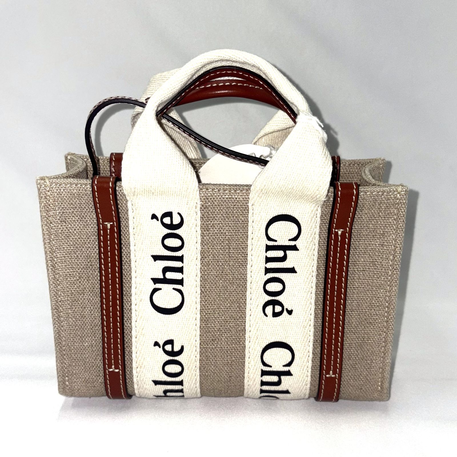 新品未使用訳アリ】CHLOE WOODY MINI クロエ ウッディ トート