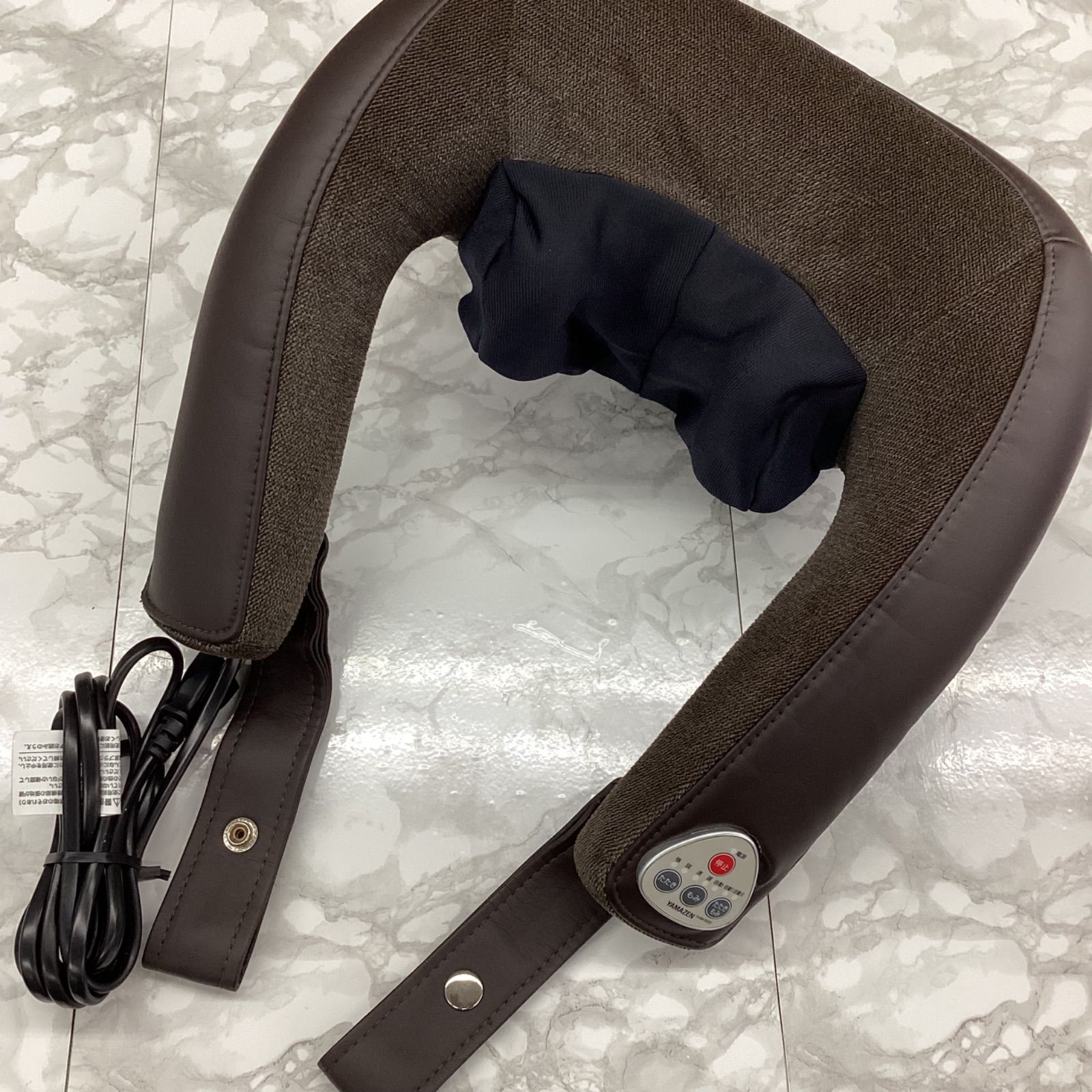 YAMAZEN ハンドフリー マッサージ マッサージャー 数回使用 美品 ヤマゼン 肩 首 トルトン ネオ  dショッピング |マッサージ コードレス ハンディマッサージャー