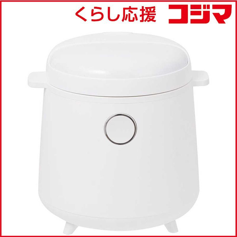 【 新品 未開封 】   ORIGINALBASIC 炊飯器 ［3合 /マイコン］ OB-M30-W 未使用 送料無料